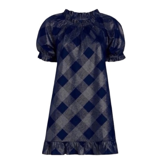 Hill House Dresses & Skirts - NEW Hill House The Katherine Glitter Check Navy
Nap Dress, size M